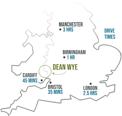 Forest Of Dean On Map Discover The Forest Of Dean And Wye Valley